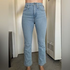 J. Crew light wash cropped jeans